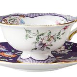ウェッジウッド ワンダーラスト ミッドナイト クレーン ティーカップ&ソーサー ( Wedgwood Wonderlust Midnight Crane Teacup & Saucer )