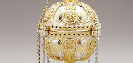 銀製 香炉 ロシア工芸 17世紀