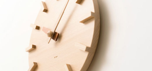 壁掛け時計 kime WALL CLOCK 木目 肌理