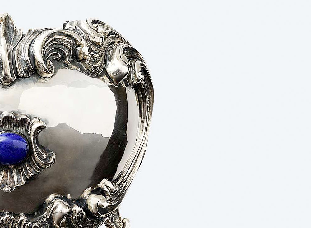 ブチェラッティ 銀製 花瓶 ロカイユ ( Buccellati Silver Rocaille Vase )