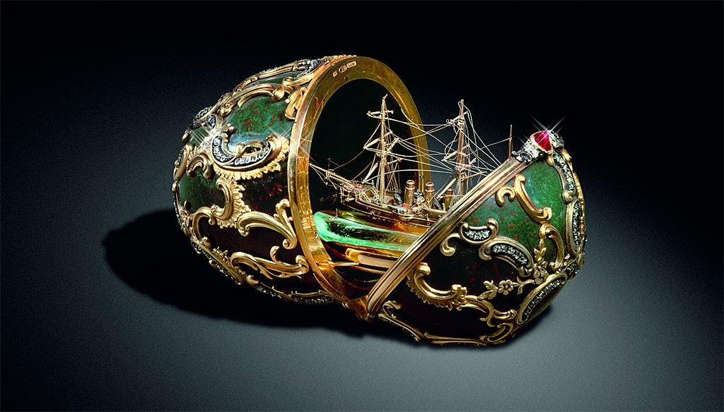 ファベルジェの卵 巡洋艦アゾフ号 1891 ( Fabergé Imperial Eggs Memory of Azov 1891 )