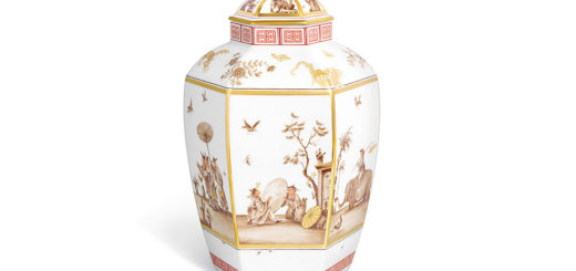 マイセン 蓋付花瓶 「ヘロルトのシノワズリー」 ( MEISSEN® Lidded vase "Chinoiseries after Höroldt" )