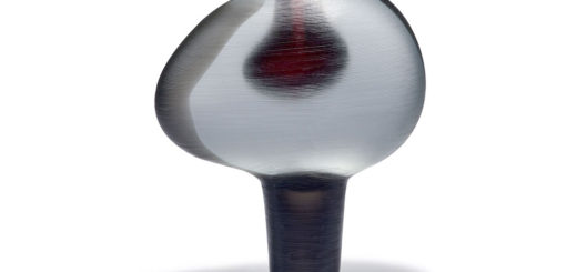 ヴェネチアガラス アルフレッド・バルビーニ 花瓶 'Vetro pesante' ( Venetian Glass Alfredo Barbini 'Vetro pesante' Vase )