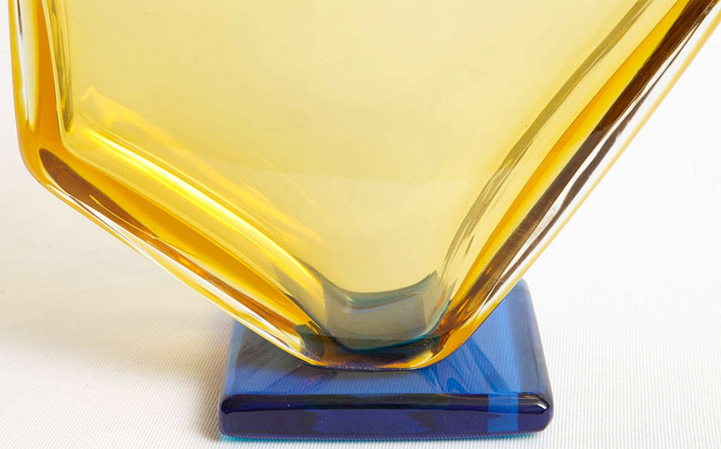 ヴェネチアガラス ナポレオーネ・マルティヌッツィ & アルフレッド・バルビーニ 花瓶 ( Venetian Glass Napoleone Martinuzzi & Alfredo Barbini Vase )