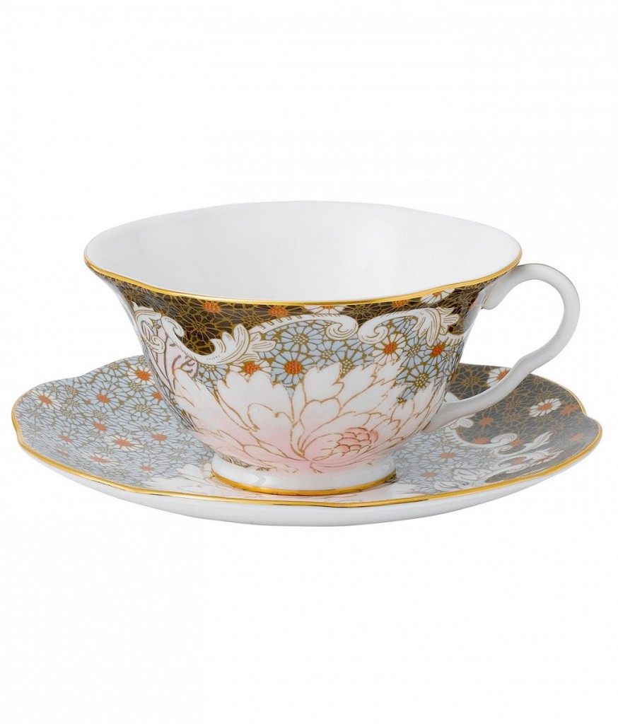 ウェッジウッド デイジー ブルー ティーカップ＆ソーサー ( Wedgwood Daisy Blue Teacup & Saucer )