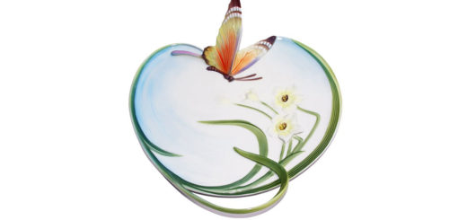フランツコレクション バタフライ プレート ( Franz Porcelain Collection Papillon Butterfly Platter )