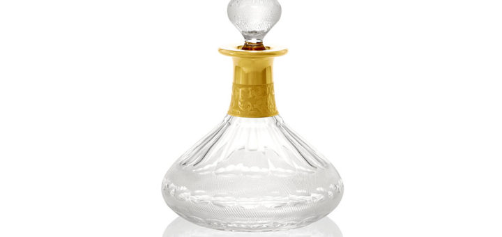 ボヘミアガラス モーゼル デカンタ OP クリア 2496/10160/500 ( Bohemian Glass Moser 2496/10160/500 Decanter Cut + OP Clear )