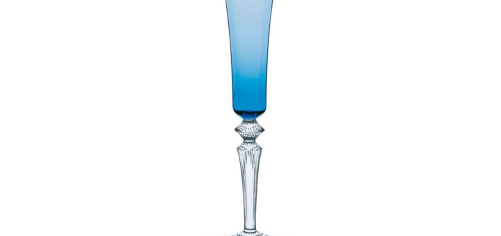 バカラ シャンパングラス ミルニュイ フルーティッシモ ブルー ( Baccarat Mille Nuits Flutissimo Crystal Champagne Flute Blue )