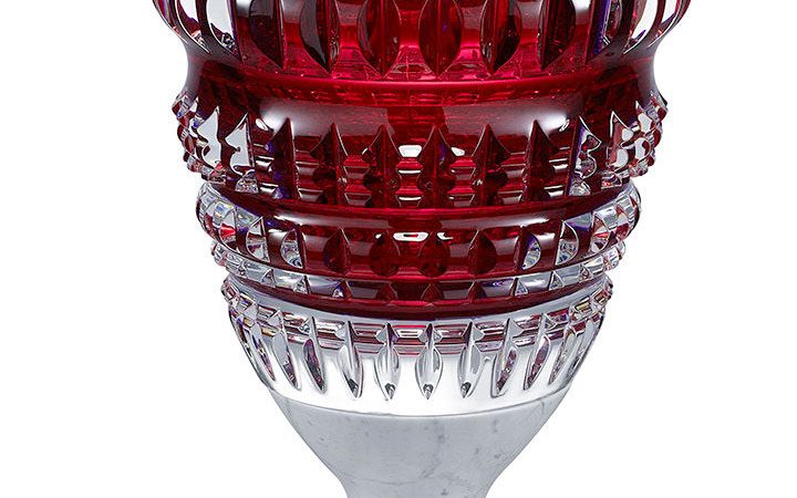 バカラ 花瓶 ニューアンティーク レッド ( Baccarat Vase New Antique Red )