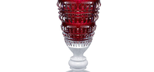 バカラ 花瓶 ニューアンティーク レッド ( Baccarat Vase New Antique Red )