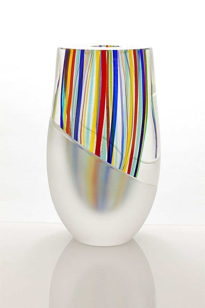 ヴェネチアガラス ロマーノ・ドナ 花瓶 Incredibly Beautiful Unique Artwork ( Venetian Glass Romano Dona Vase "Incredibly Beautiful Unique Artwork" )