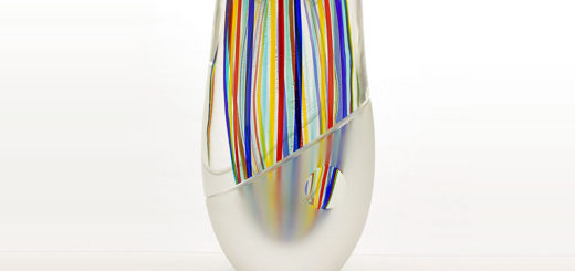 ヴェネチアガラス ロマーノ・ドナ 花瓶 Incredibly Beautiful Unique Artwork ( Venetian Glass Romano Dona Vase "Incredibly Beautiful Unique Artwork" )