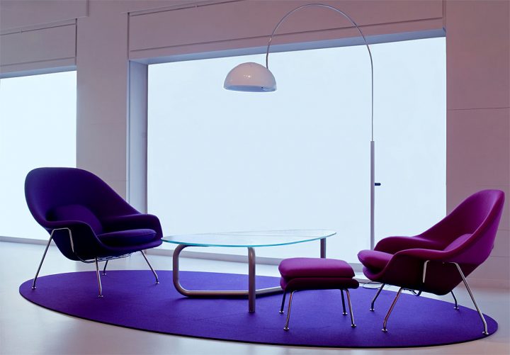 ノル - エーロ・サーリネン ウームチェア ( Knoll - Eero Saarinen - Womb Chair )