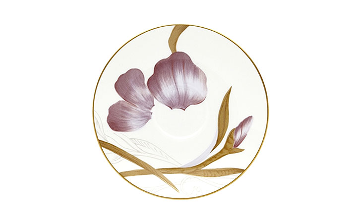 ロイヤルコペンハーゲン フローラ ハイハンドル カップ&ソーサー アイリス ( Royal Copenhagen Flora High handle Cup And Saucer Iris )