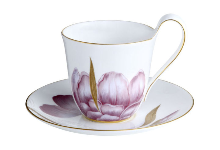 ロイヤルコペンハーゲン フローラ ハイハンドル カップ&ソーサー アイリス ( Royal Copenhagen Flora High handle Cup And Saucer Iris )