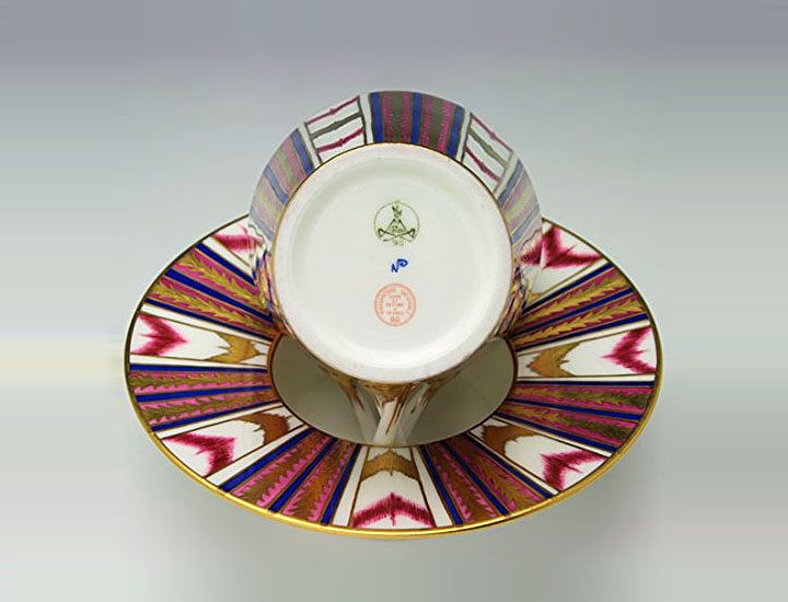 セーブル ゴブレット 差し込み様式カップと鞘受け皿 ( Sevres Goblet Cup And Saucer )