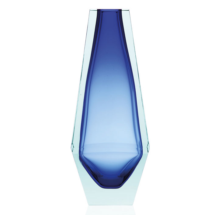 ボヘミアガラス モーゼル 花瓶 シティ 3248 - 3253 ( Bohemian Glass Moser Vase City 3248 - 3253, hand cut underlay collection )