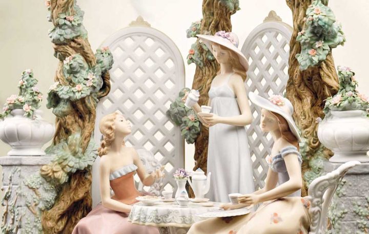 リヤドロ テラスでお茶を ( Lladro Tea In The Garden )