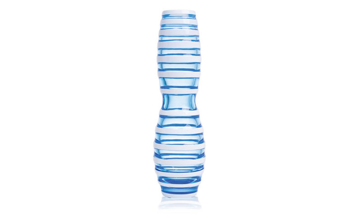 ボヘミアガラス モーゼル 花瓶 マラカス 3347 ( Bohemian Glass Moser Hand Cut Vase Maraca 3347 )