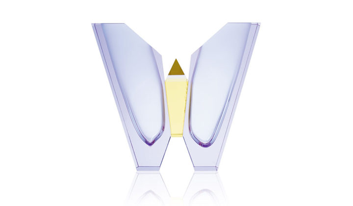 ボヘミアガラス モーゼル 花瓶 エアー 2919 （ Bohemian Glass Moser Hand Cut Vase Air 2919 )
