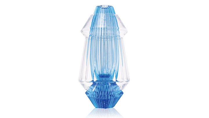 ボヘミアガラス モーゼル 花瓶 クリサリス 3341 （ Bohemian Glass Moser Hand Cut Vase Chrysalis 3341 )