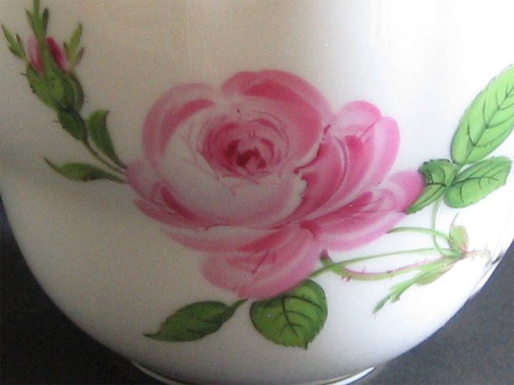 マイセン カップ＆ソーサー ピンクローズ ( Meissen Cup & Saucer Pink Rose )