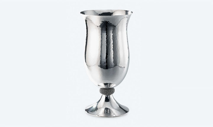 ブチェラッティ 銀製 花瓶 キャビア ( Buccellati Silver Caviar Medium Vase )