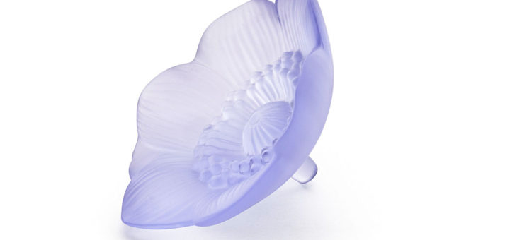 ラリック フラワー彫刻 アネモネ ( Lalique Anemone Flower Sculpture )