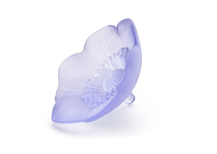 ラリック フラワー彫刻 アネモネ ( Lalique Anemone Flower Sculpture )