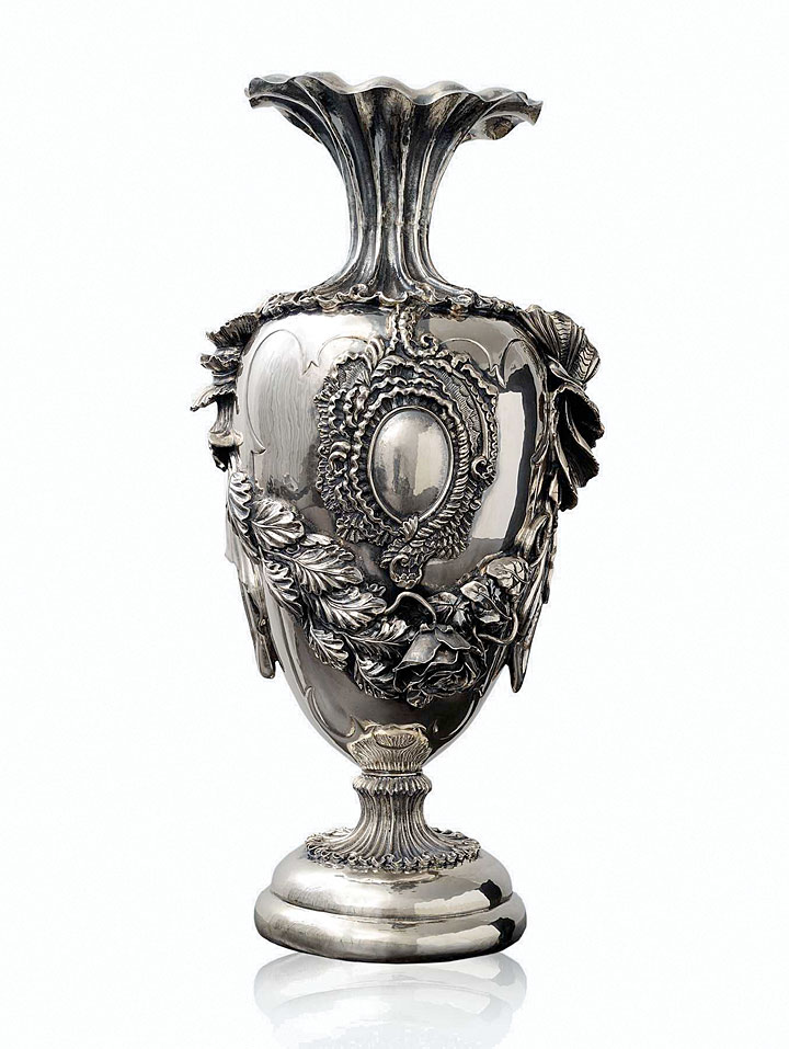 ブチェラッティ 銀製 花瓶 デラ・ヴィットリア ( Buccellati Silver Della Vittoria Vase )