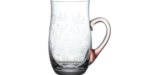 ボヘミアガラス ラスカ ビアマグ ロザリン ( Bohemian Glass Laska Beer Mug Rosalyn )