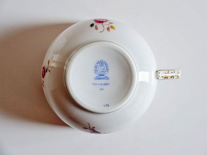 ヘレンド ローズガーランド ティーカップ&ソーサー ( Herend Rose Garland Tea Cup & Saucer )