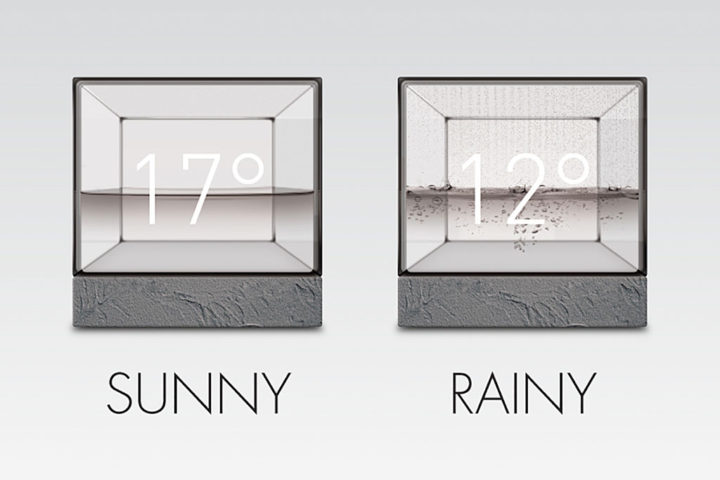 未来の水槽 「 Weather Cube 」