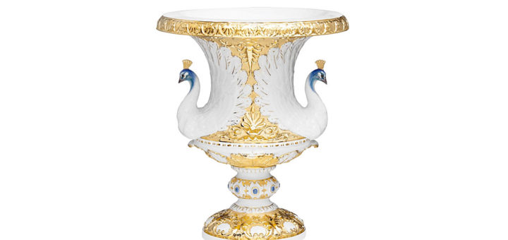 マイセン 花瓶「孔雀」 ( MEISSEN® Vase "Peacock" )