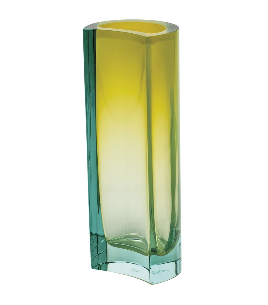 ボヘミアガラス モーゼル 花瓶 リオ ( Bohemian Glass Moser Rio Hand Cut Vase )