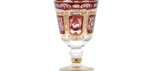 ボヘミアガラス エーゲルマン リッチエングレーヴィング ワイングラス ( Bohemian Glass Egermann RichEngraving Wineglass )