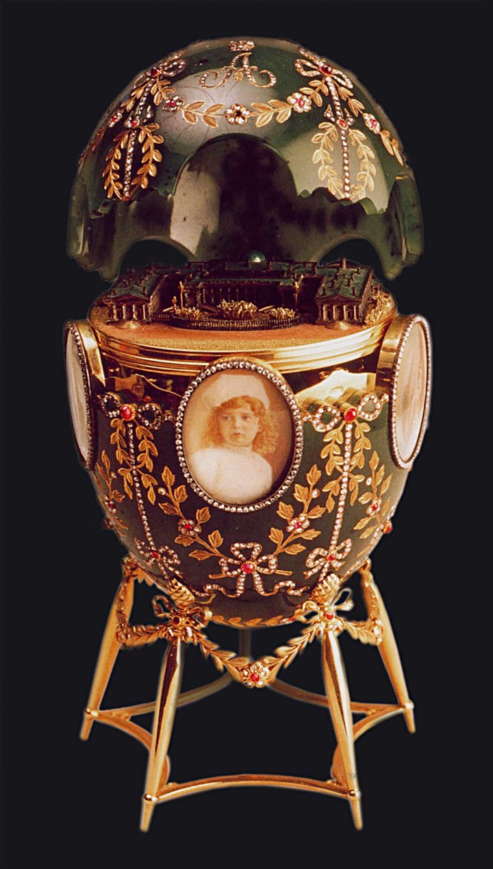 ファベルジェの卵 アレクサンドル宮殿 1908 ( Fabergé Imperial Eggs Alexander Palace )