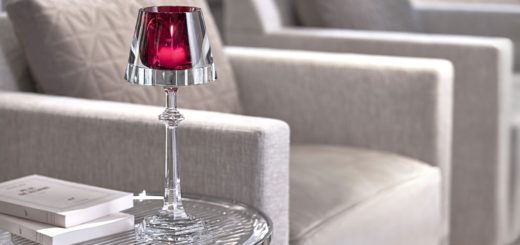 バカラ キャンドルスタンド マイファイヤー レッド ( Baccarat Harcourt My Fire Candlestick Red )