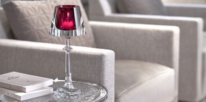 バカラ キャンドルスタンド マイファイヤー レッド ( Baccarat Harcourt My Fire Candlestick Red )