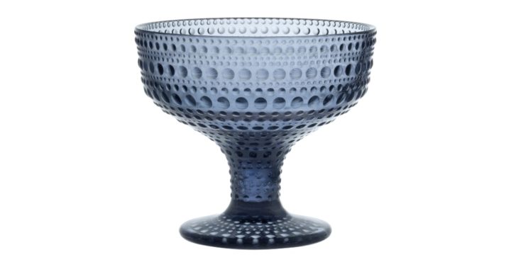 イッタラ カステヘルミ 脚付きボウル レイン ( Iittala Kastehelmi Footed Bowl Rain )