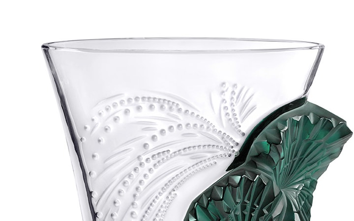 ラリック パルメ 花瓶 ( Lalique Palme Vase )