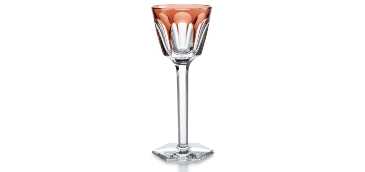 バカラ アルクール ラインワイングラス オレンジ ( Baccarat Harcourt Line Wine Glass Orange )