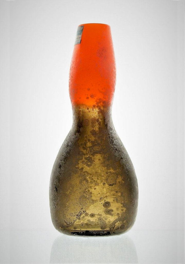 ヴェネチアガラス アルフレッド・バルビーニ 花瓶 “Incalmo Scavo” ( Venetian Glass Alfredo Barbini a “Incalmo Scavo” Vase )