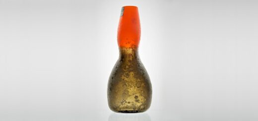 ヴェネチアガラス アルフレッド・バルビーニ 花瓶 “Incalmo Scavo” ( Venetian Glass Alfredo Barbini a “Incalmo Scavo” Vase )