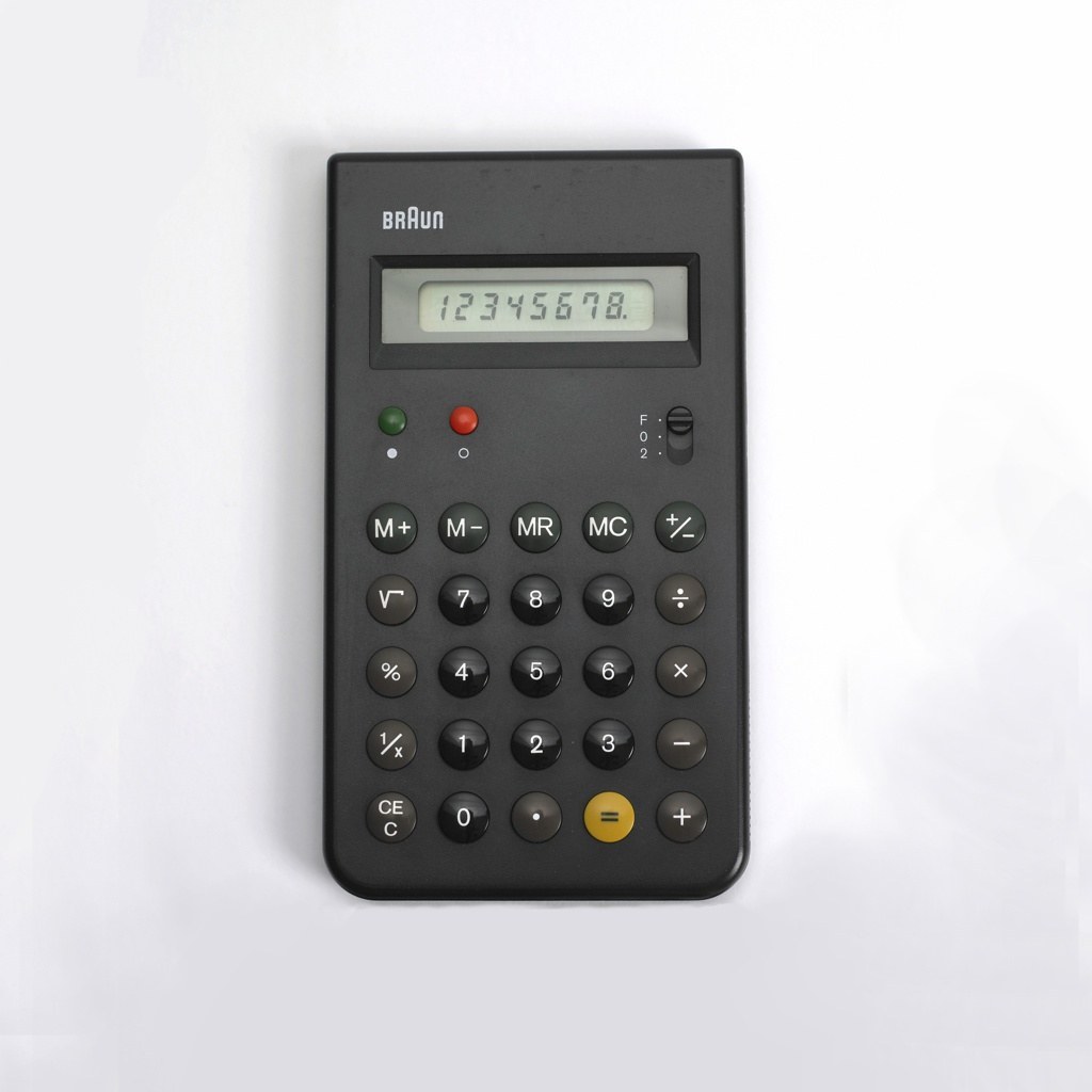 ブラウン 電卓 ET55